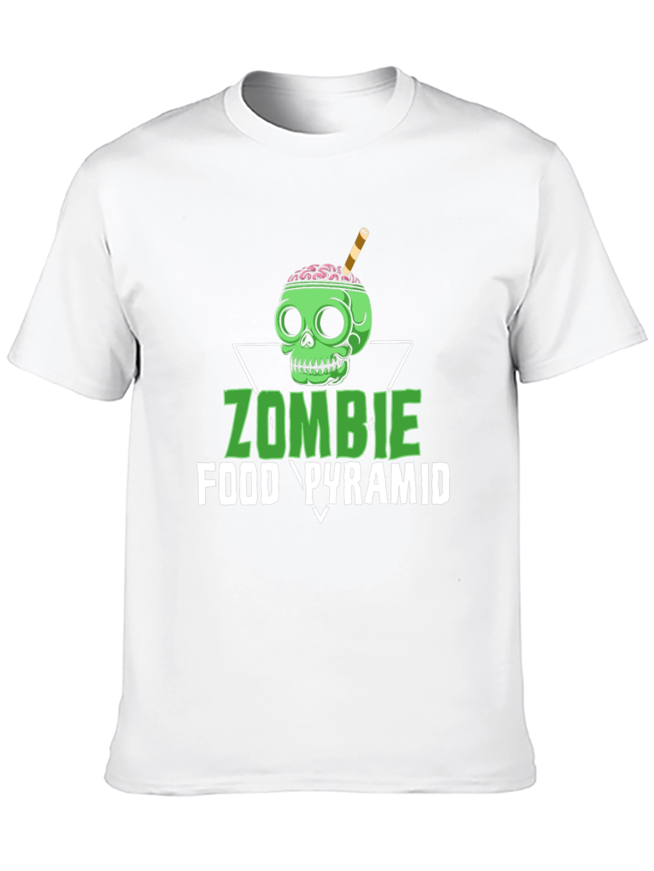 Zombie Food Pyramid Graphic Tee