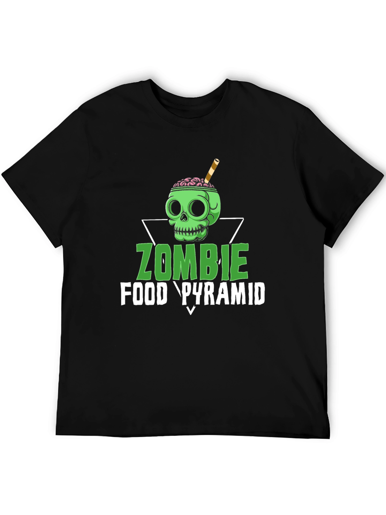 Zombie Food Pyramid Graphic Tee