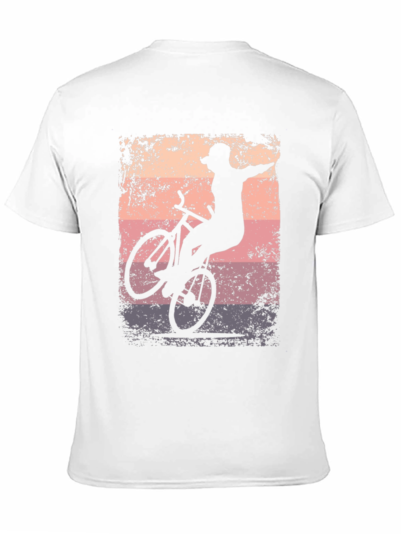 Bicycle Stunt T-Shirt - Retro Design