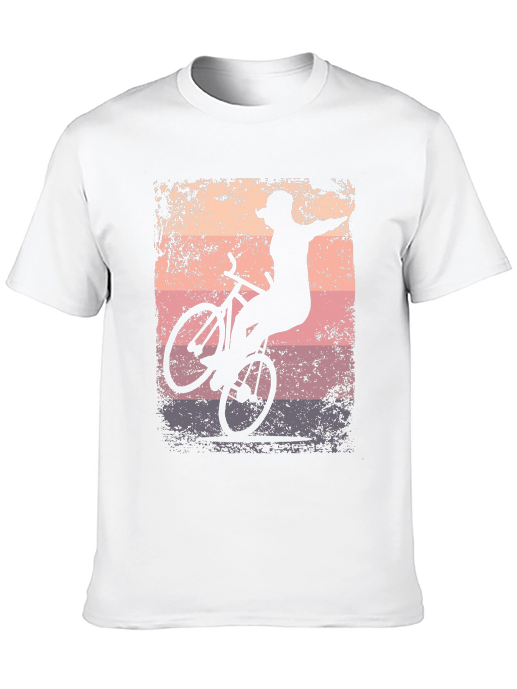 Bicycle Stunt T-Shirt - Retro Design
