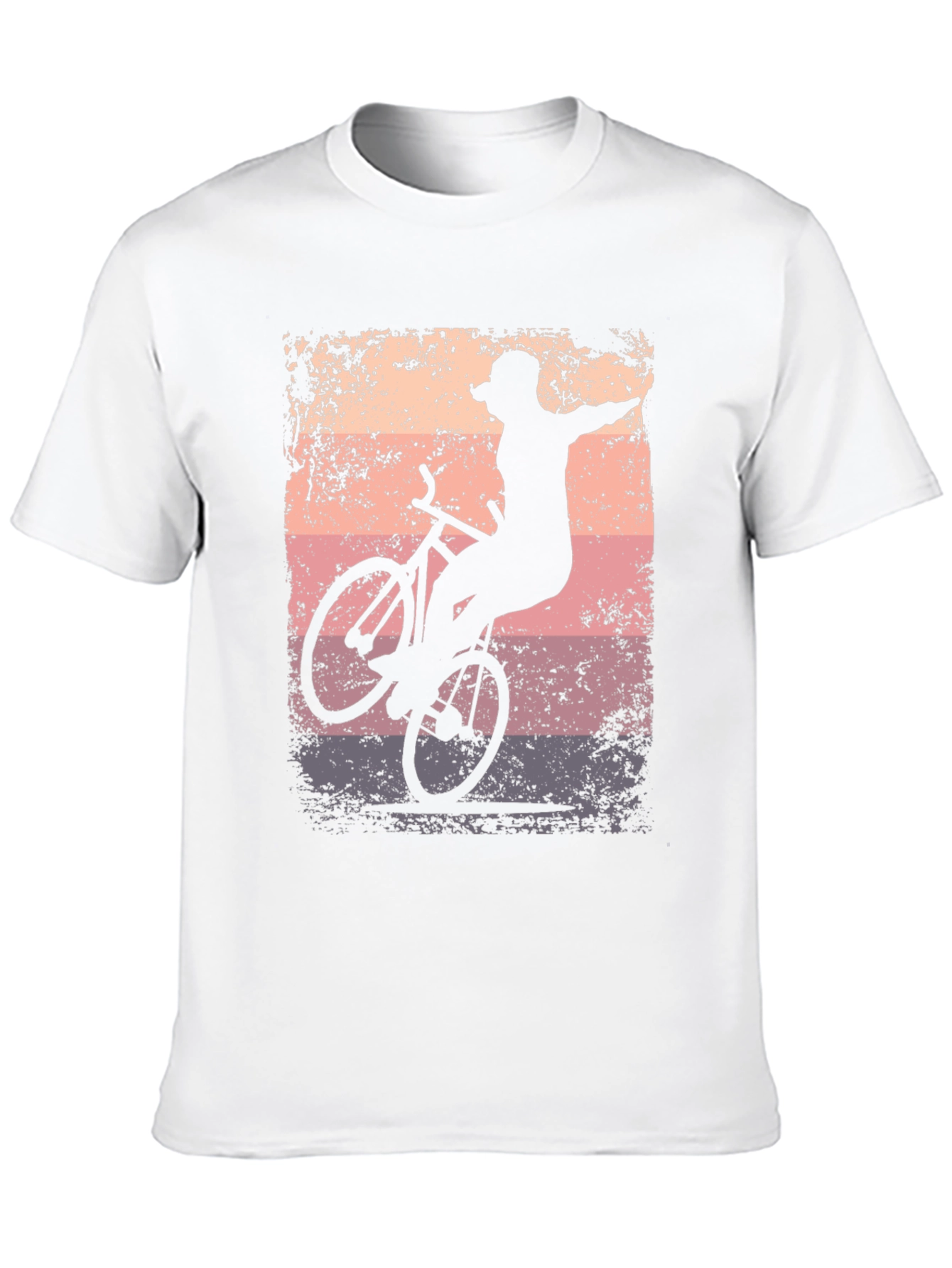 Bicycle Stunt T-Shirt - Retro Design