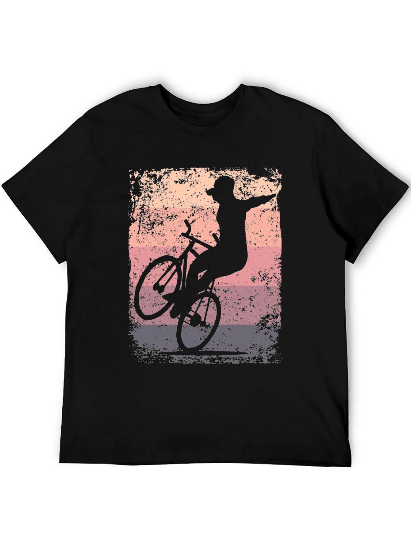Bicycle Stunt T-Shirt - Retro Design