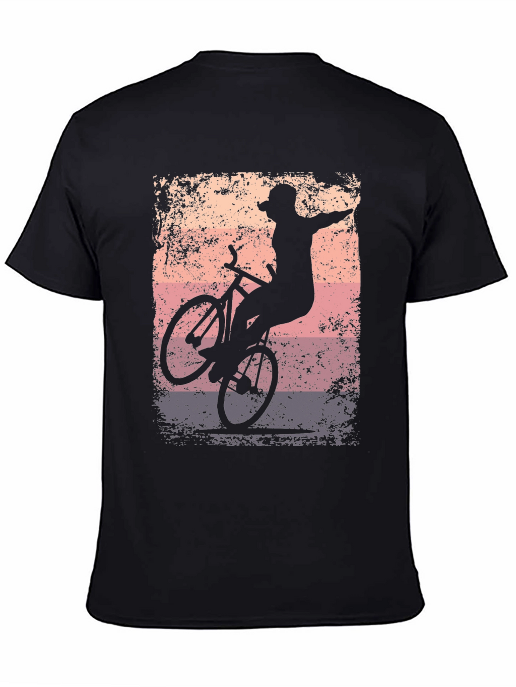 Bicycle Stunt T-Shirt - Retro Design