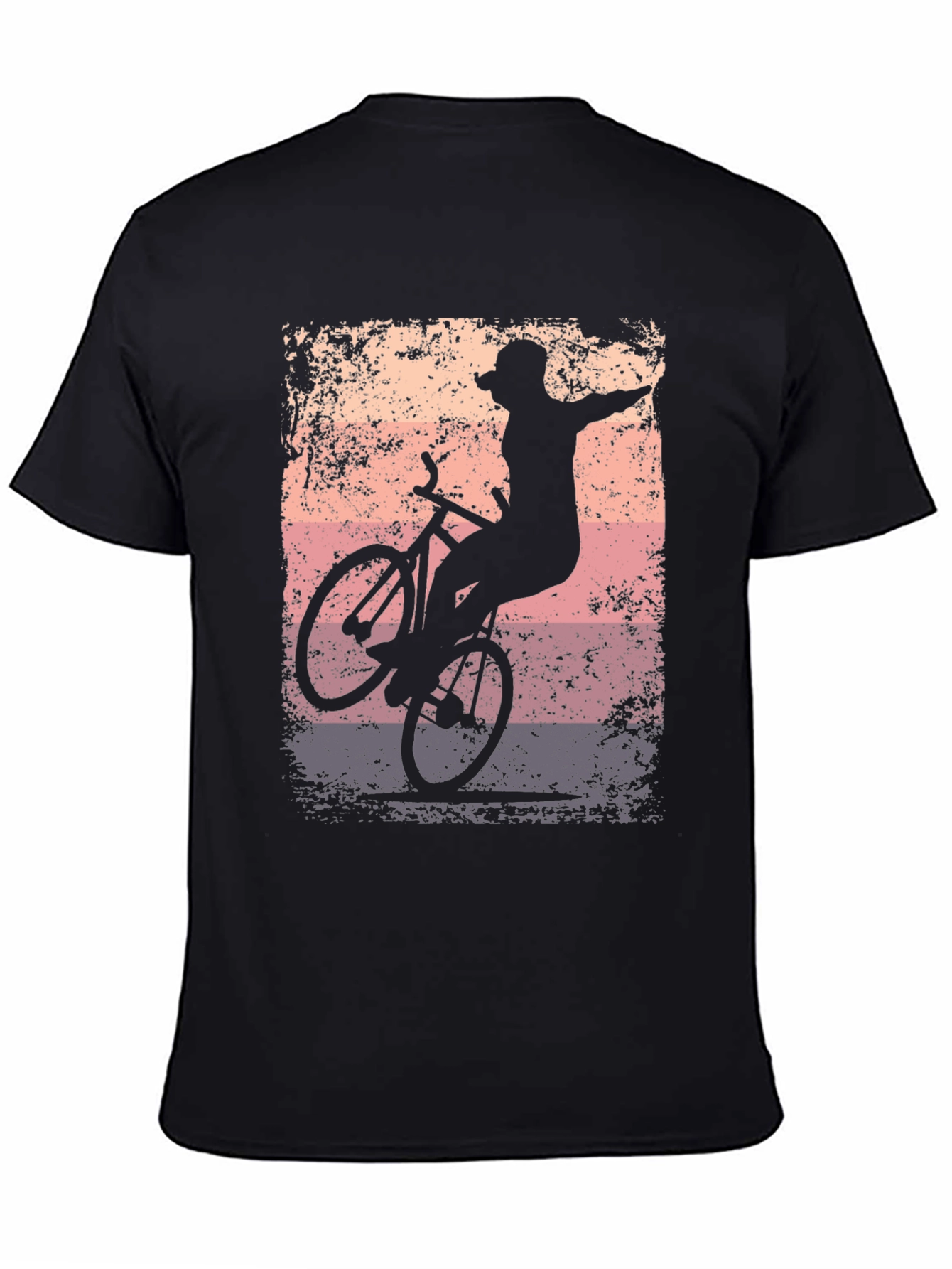 Bicycle Stunt T-Shirt - Retro Design