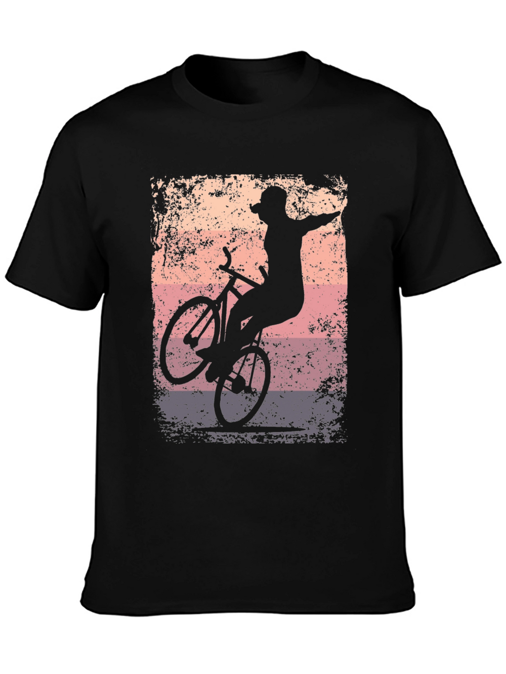 Bicycle Stunt T-Shirt - Retro Design