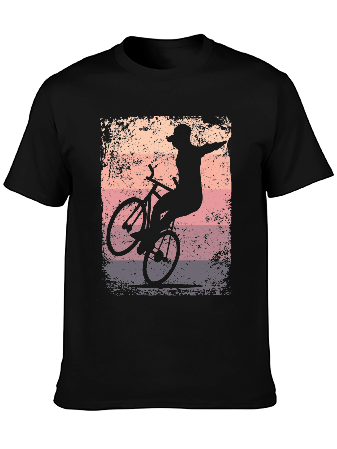 Bicycle Stunt T-Shirt - Retro Design