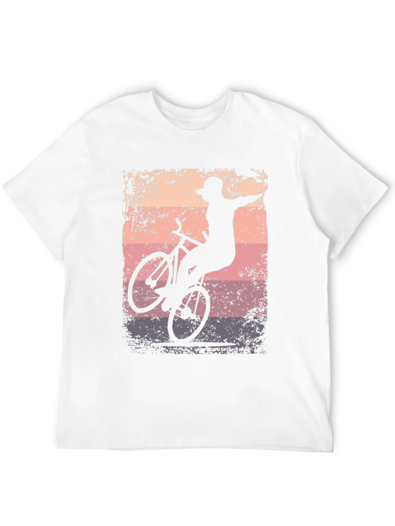 Bicycle Stunt T-Shirt - Retro Design