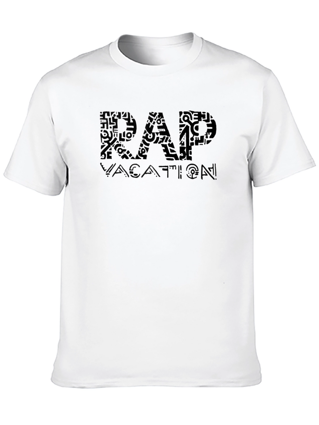 RAP Vacation Black Crew Neck T-Shirt