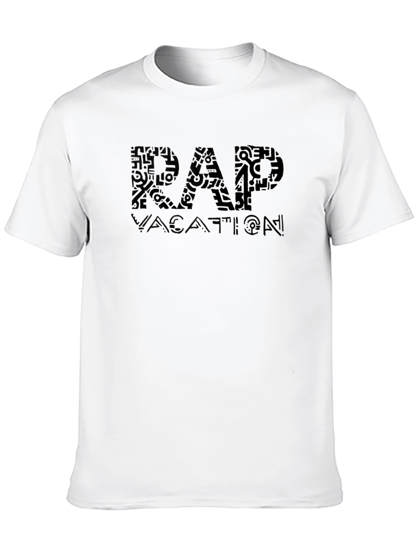 RAP Vacation Black Crew Neck T-Shirt
