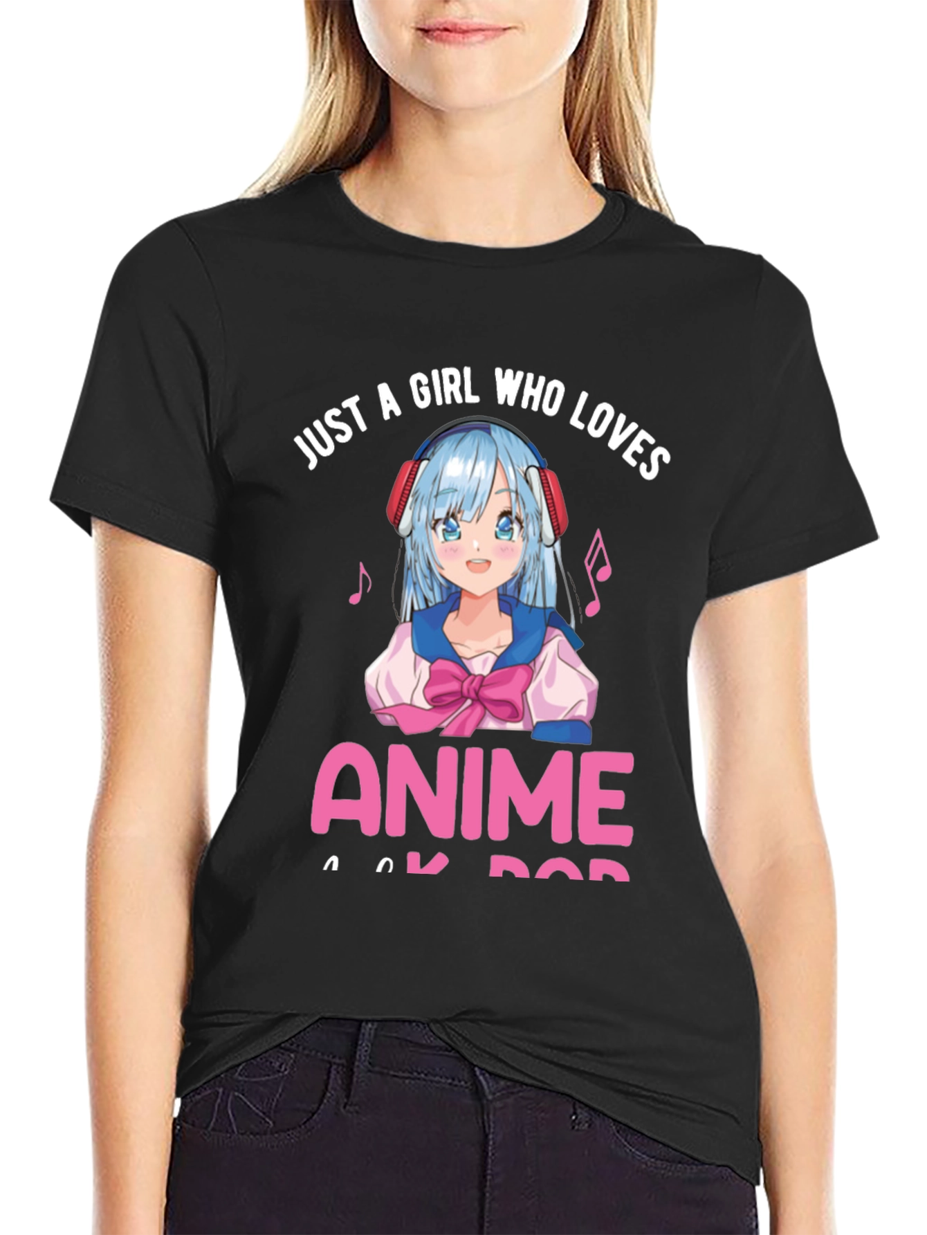 Anime Lover T-Shirt - Just a Girl Who Loves Anime