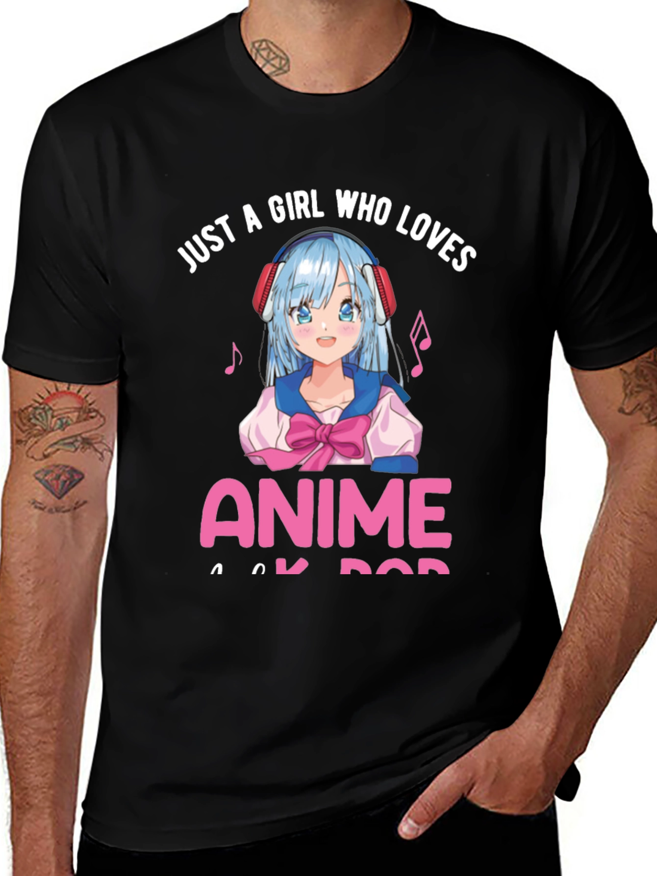 Anime Lover T-Shirt - Just a Girl Who Loves Anime