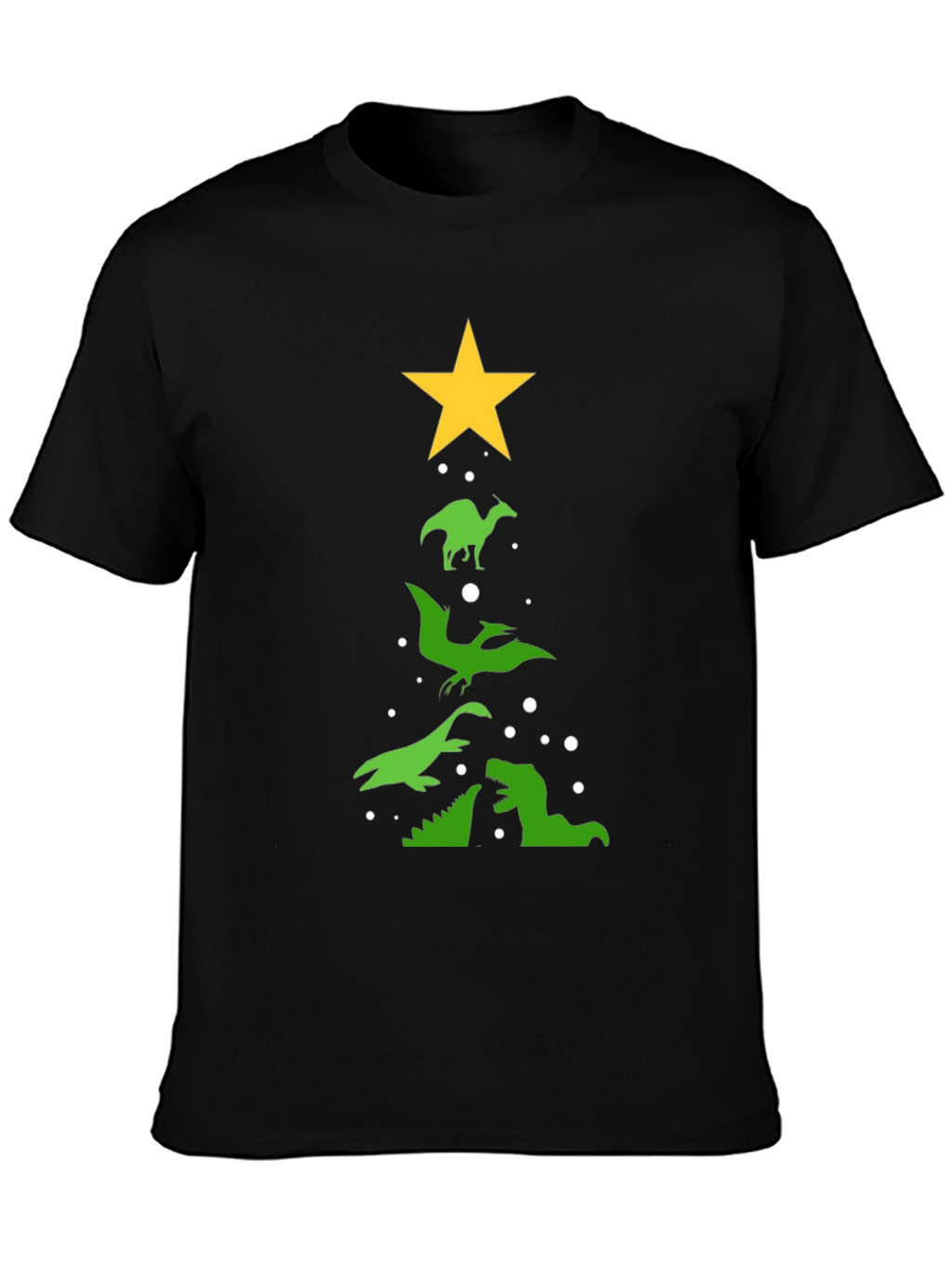 Dinosaur Christmas Tree T-Shirt