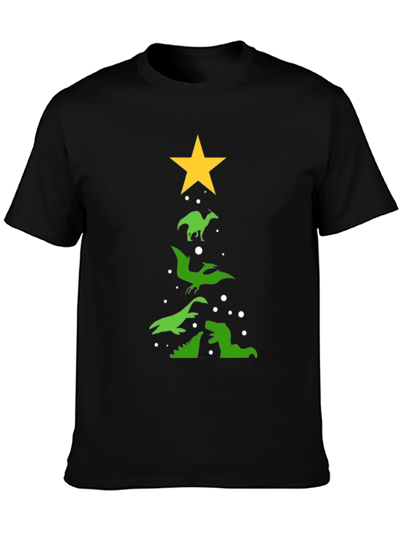 Dinosaur Christmas Tree T-Shirt