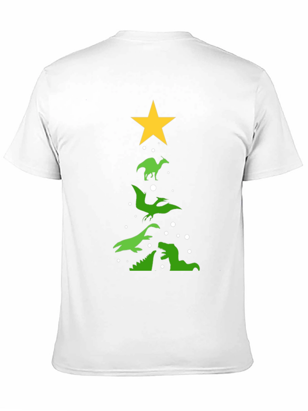 Dinosaur Christmas Tree T-Shirt