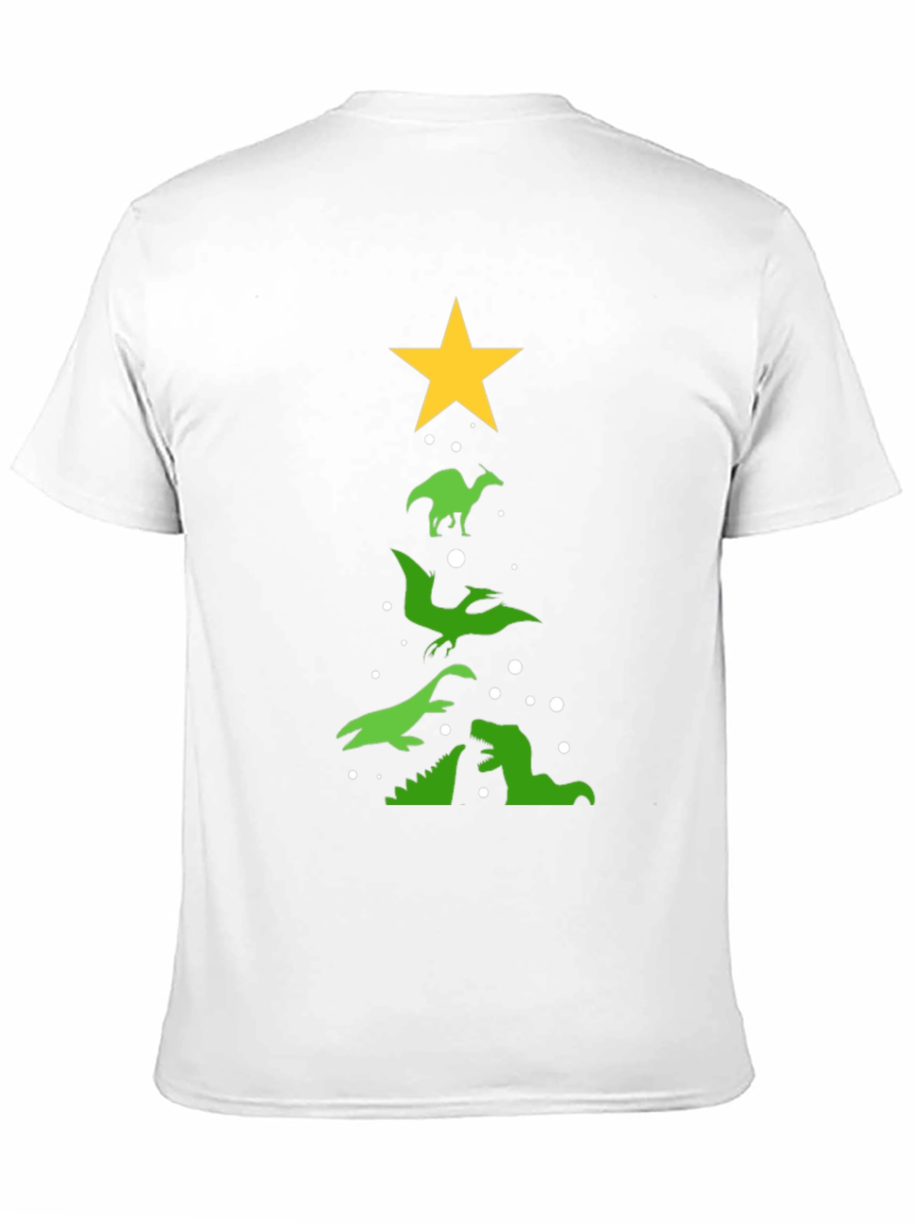 Dinosaur Christmas Tree T-Shirt