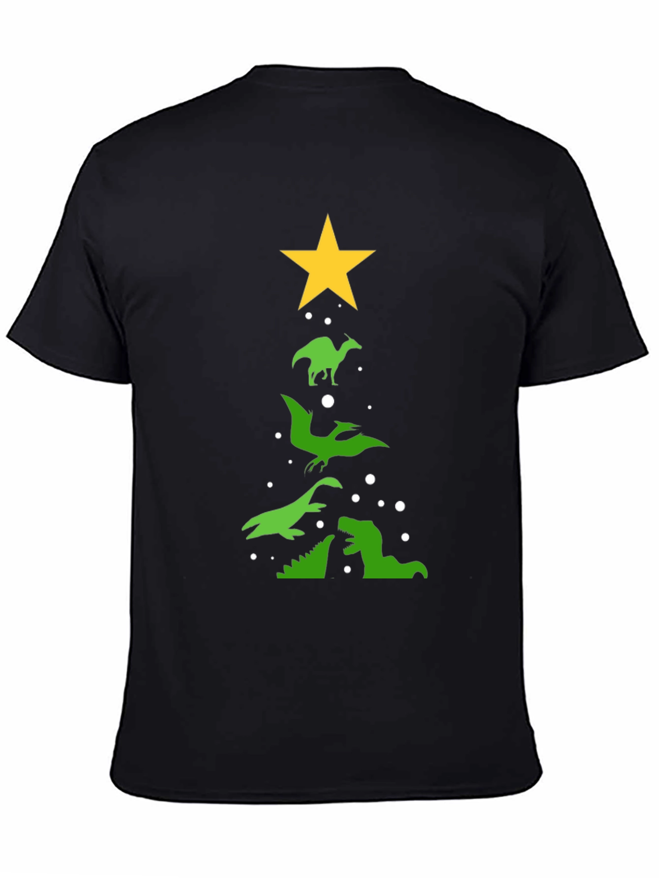 Dinosaur Christmas Tree T-Shirt
