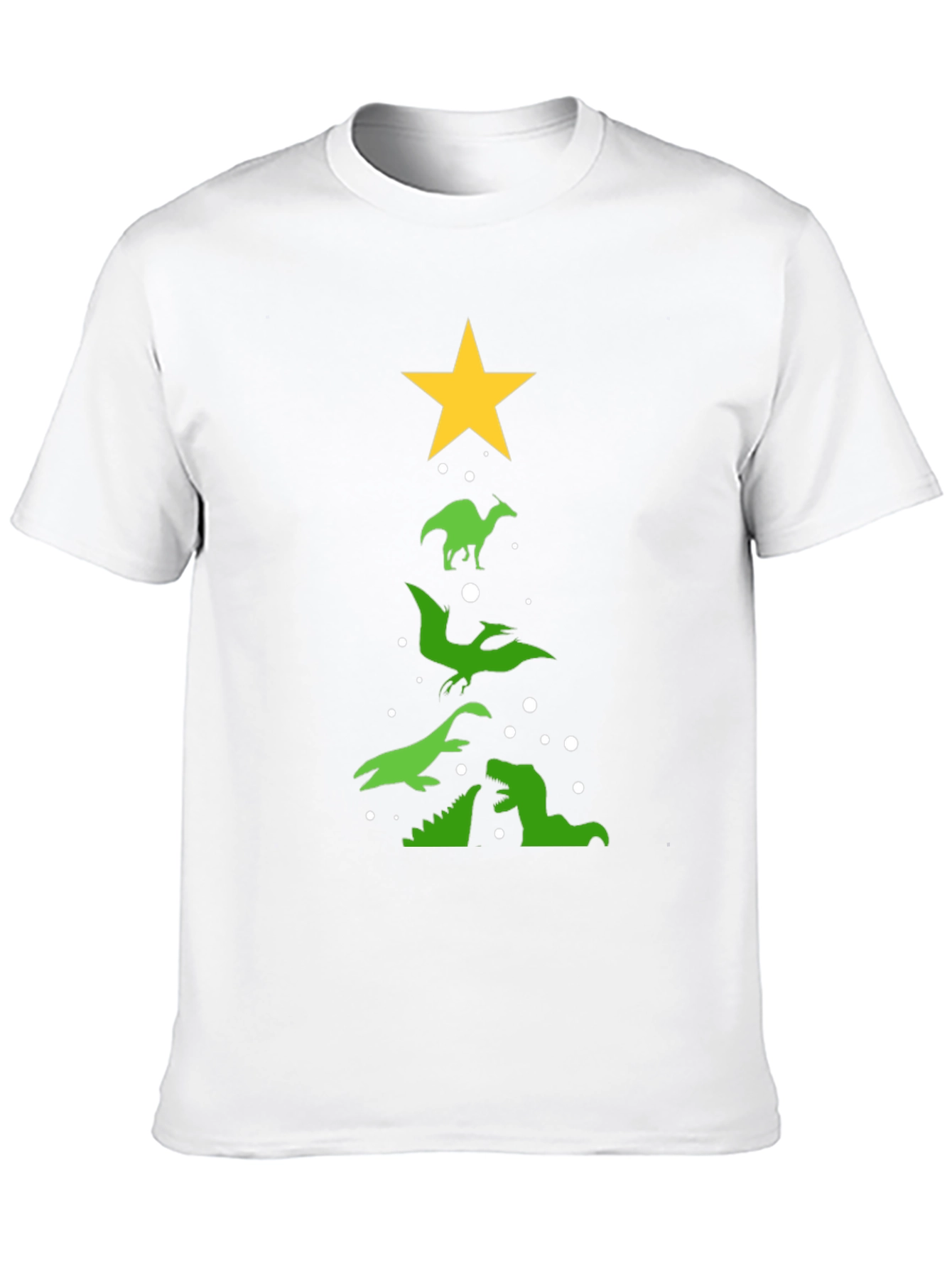 Dinosaur Christmas Tree T-Shirt