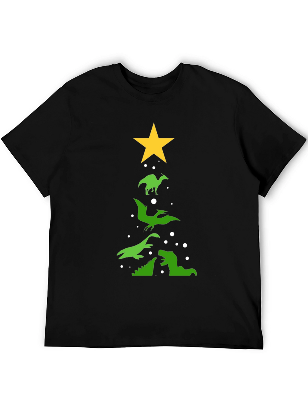 Dinosaur Christmas Tree T-Shirt
