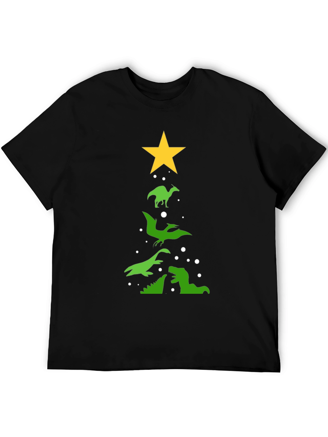 Dinosaur Christmas Tree T-Shirt