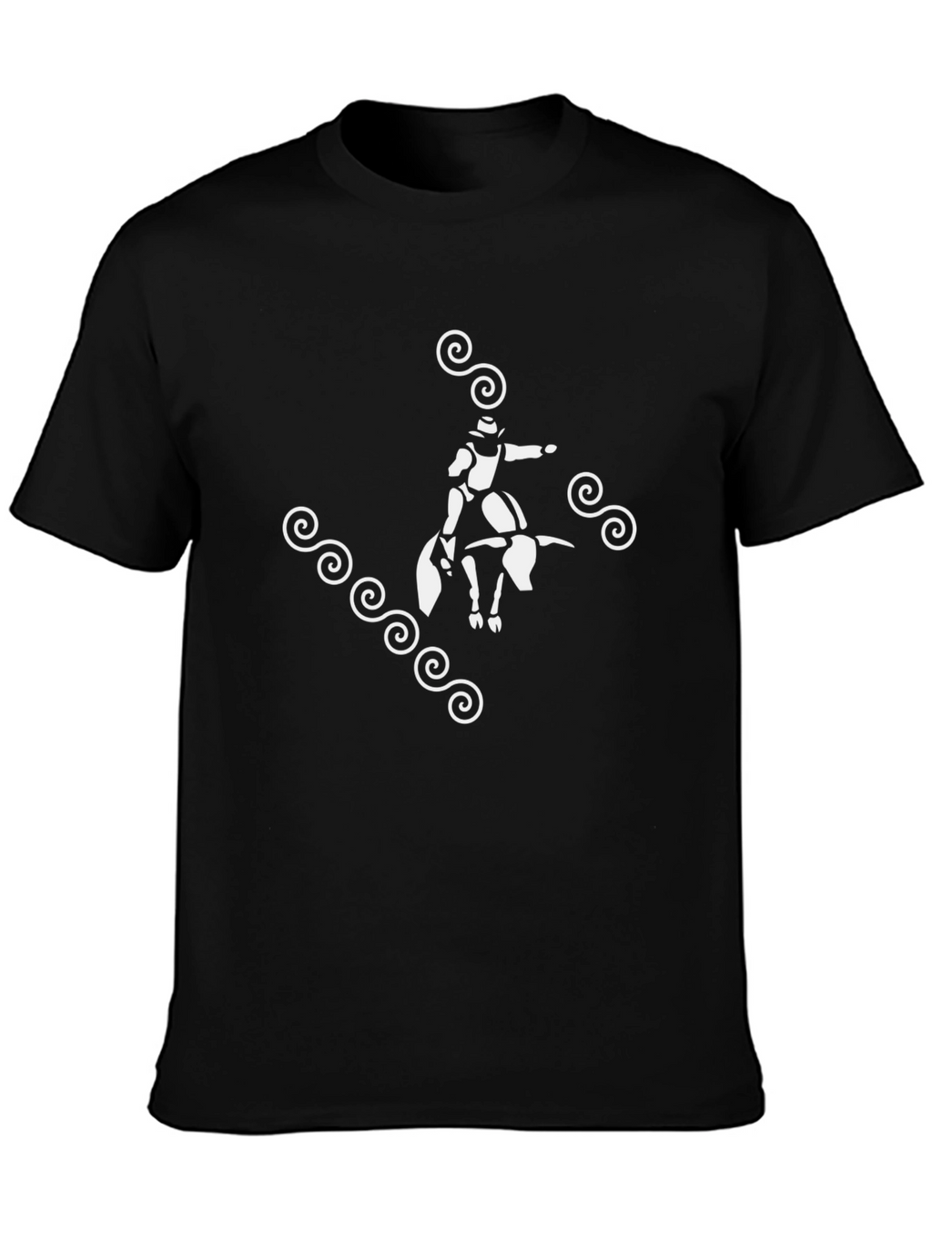 Bull Rider Graphic Tee - Black T-Shirt