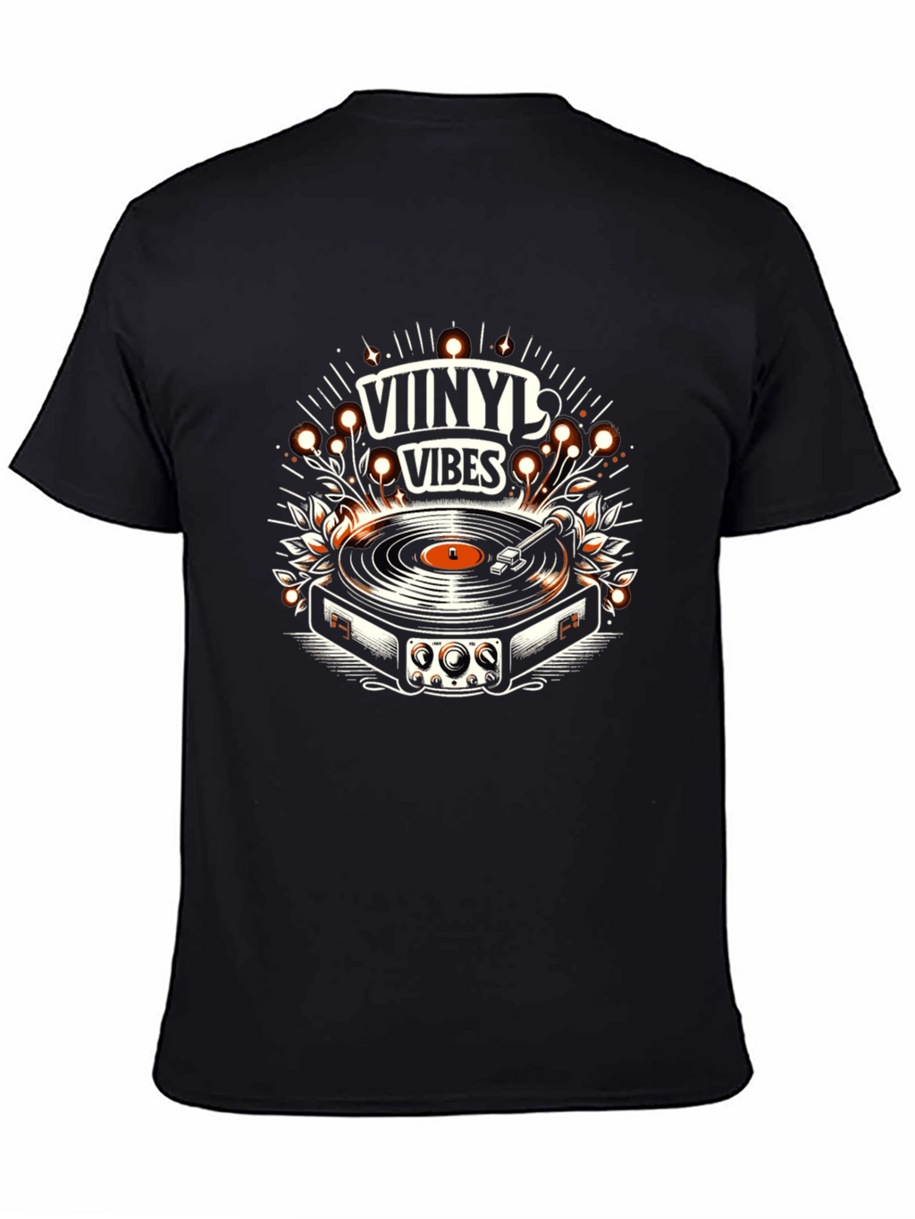 Vinyl Vibes Graphic Tee - Music Lover T-Shirt
