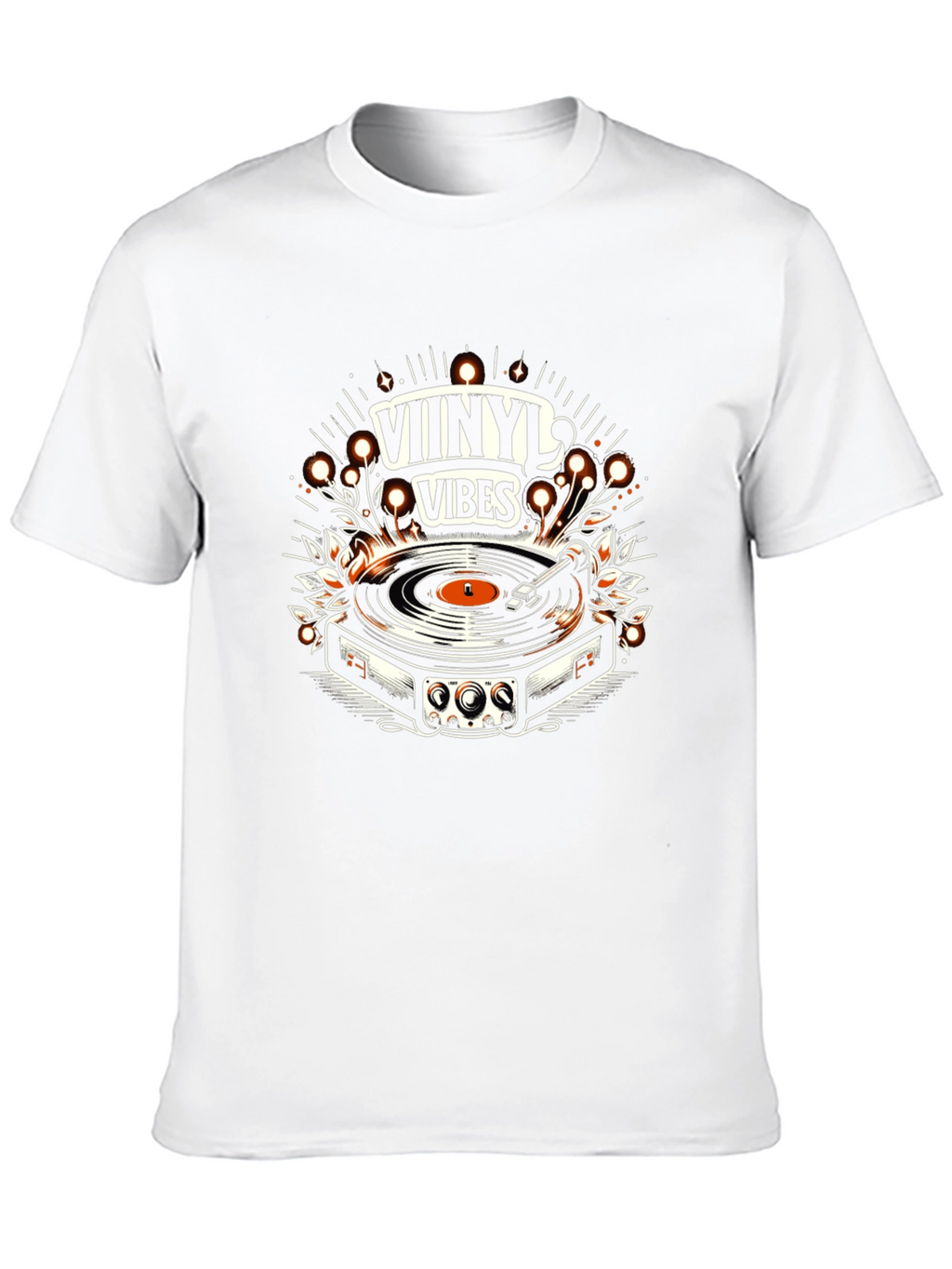Vinyl Vibes Graphic Tee - Music Lover T-Shirt