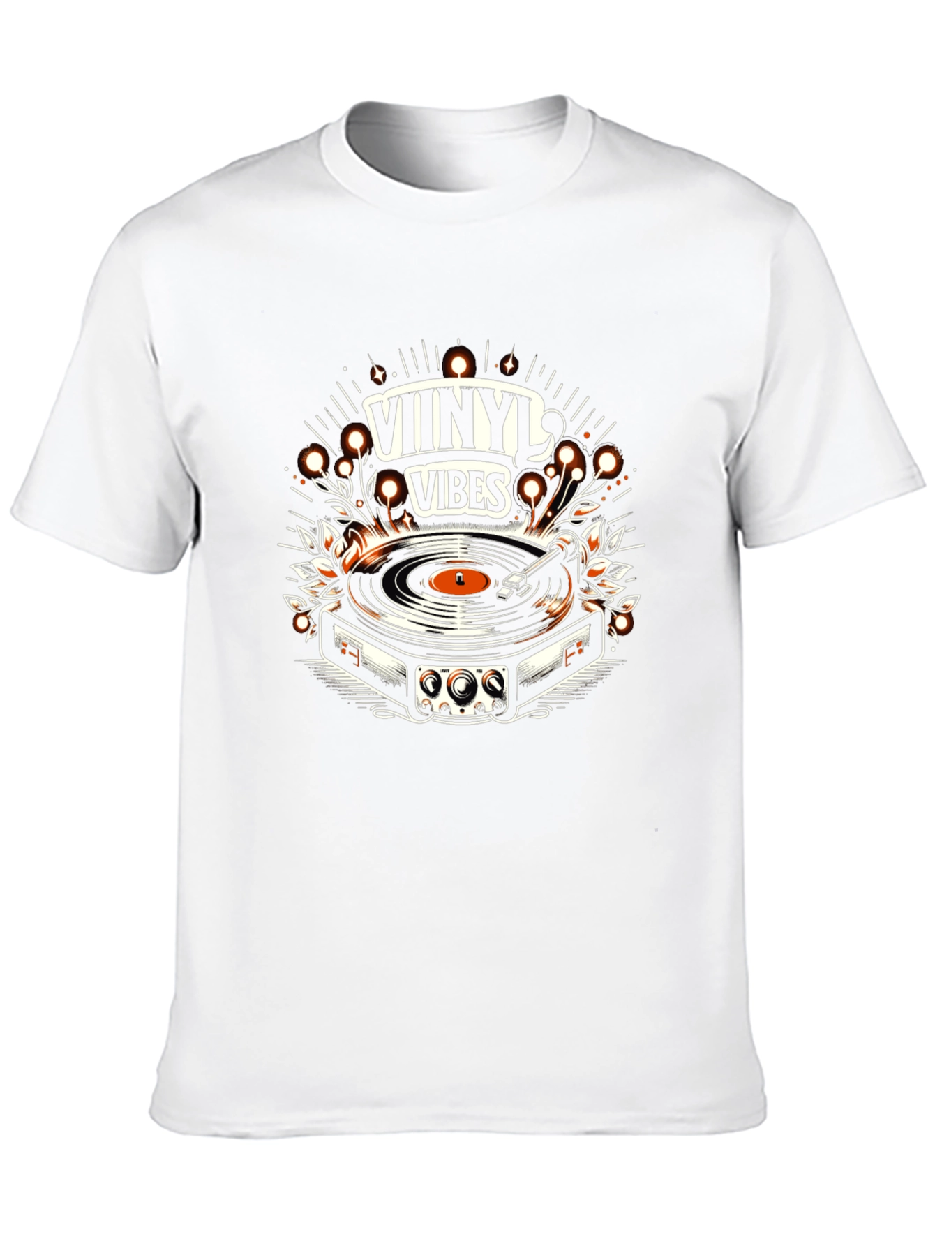 Vinyl Vibes Graphic Tee - Music Lover T-Shirt