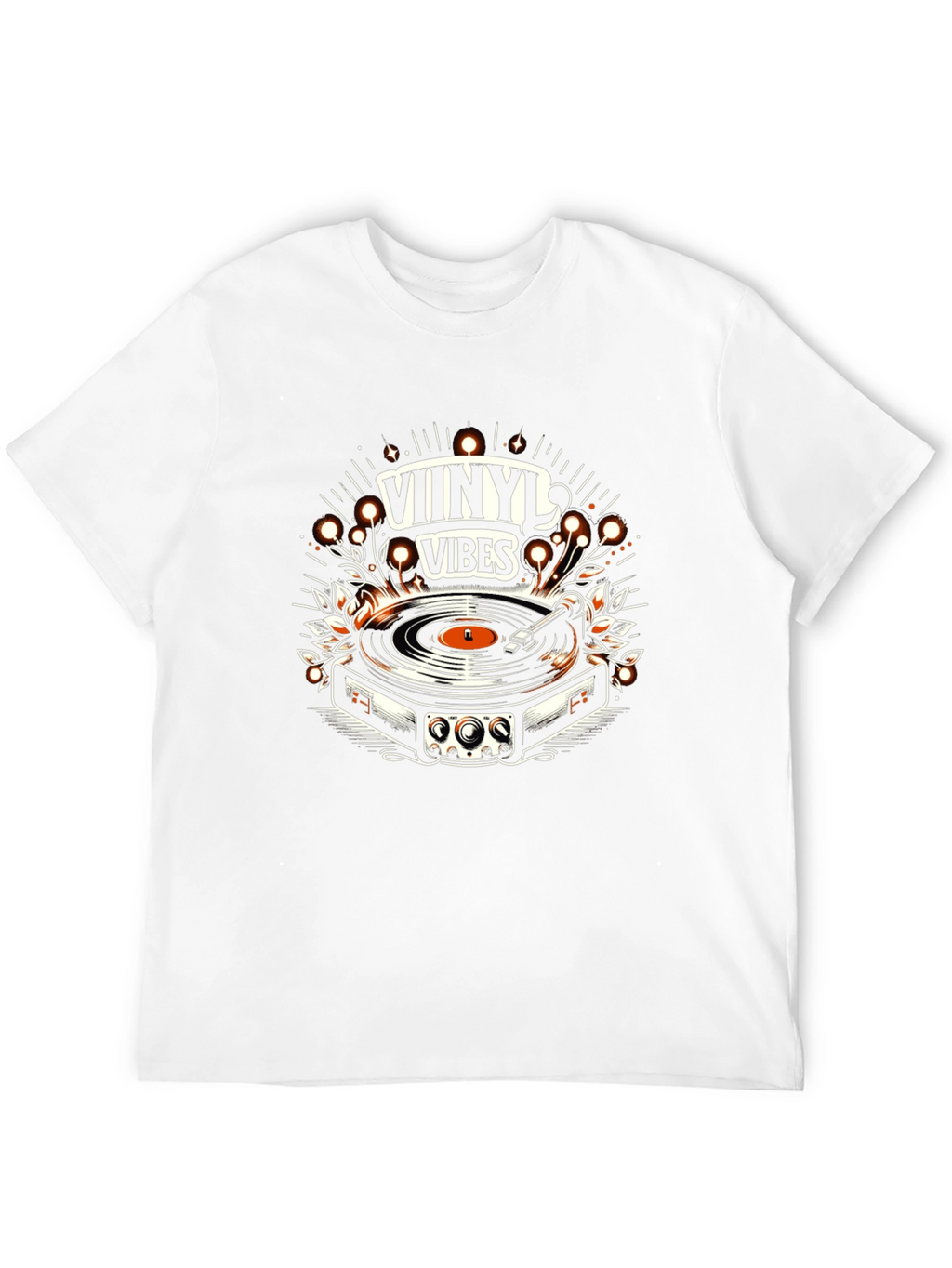 Vinyl Vibes Graphic Tee - Music Lover T-Shirt