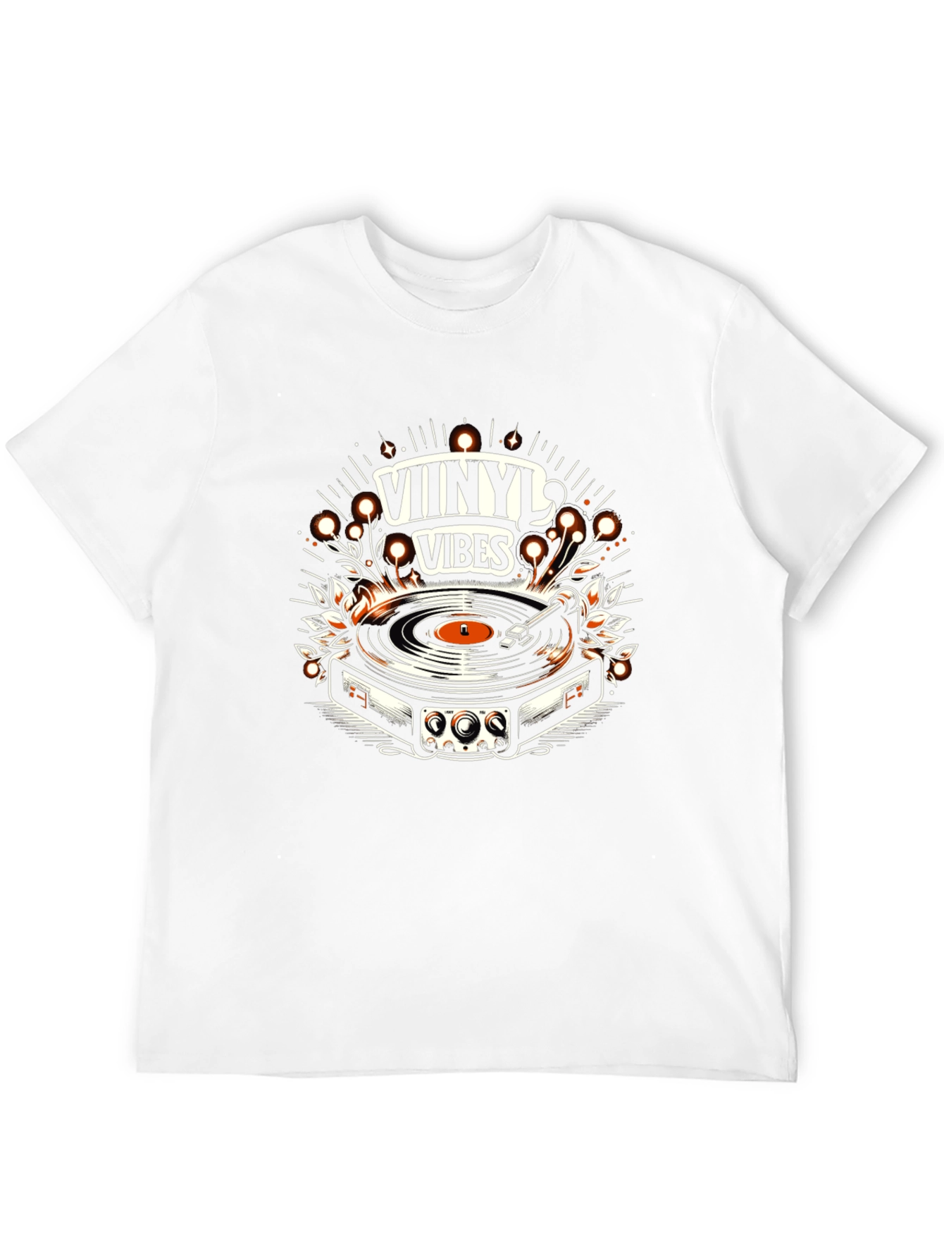 Vinyl Vibes Graphic Tee - Music Lover T-Shirt