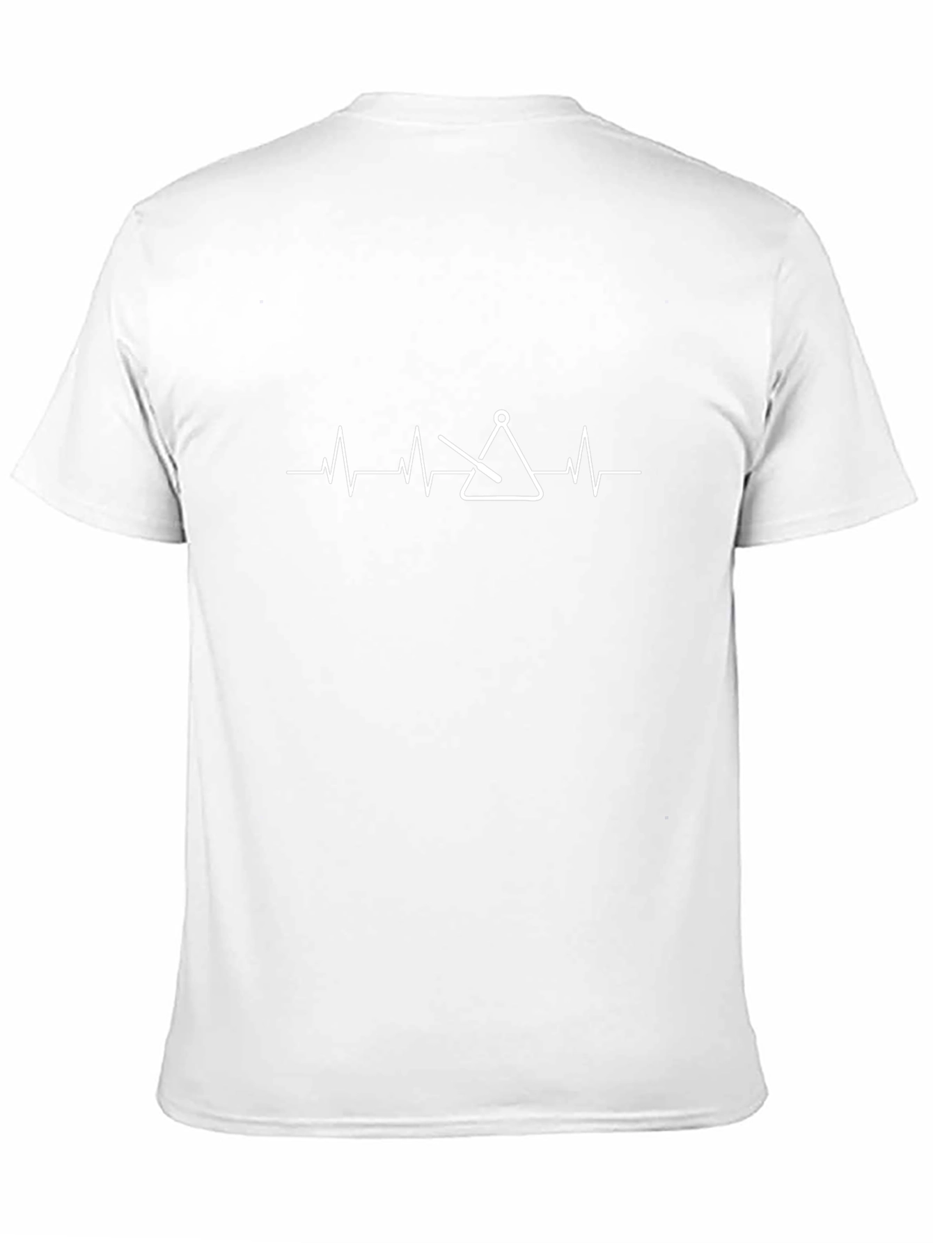 Triangle Instrument Heartbeat T-Shirt - Music Lover Tee