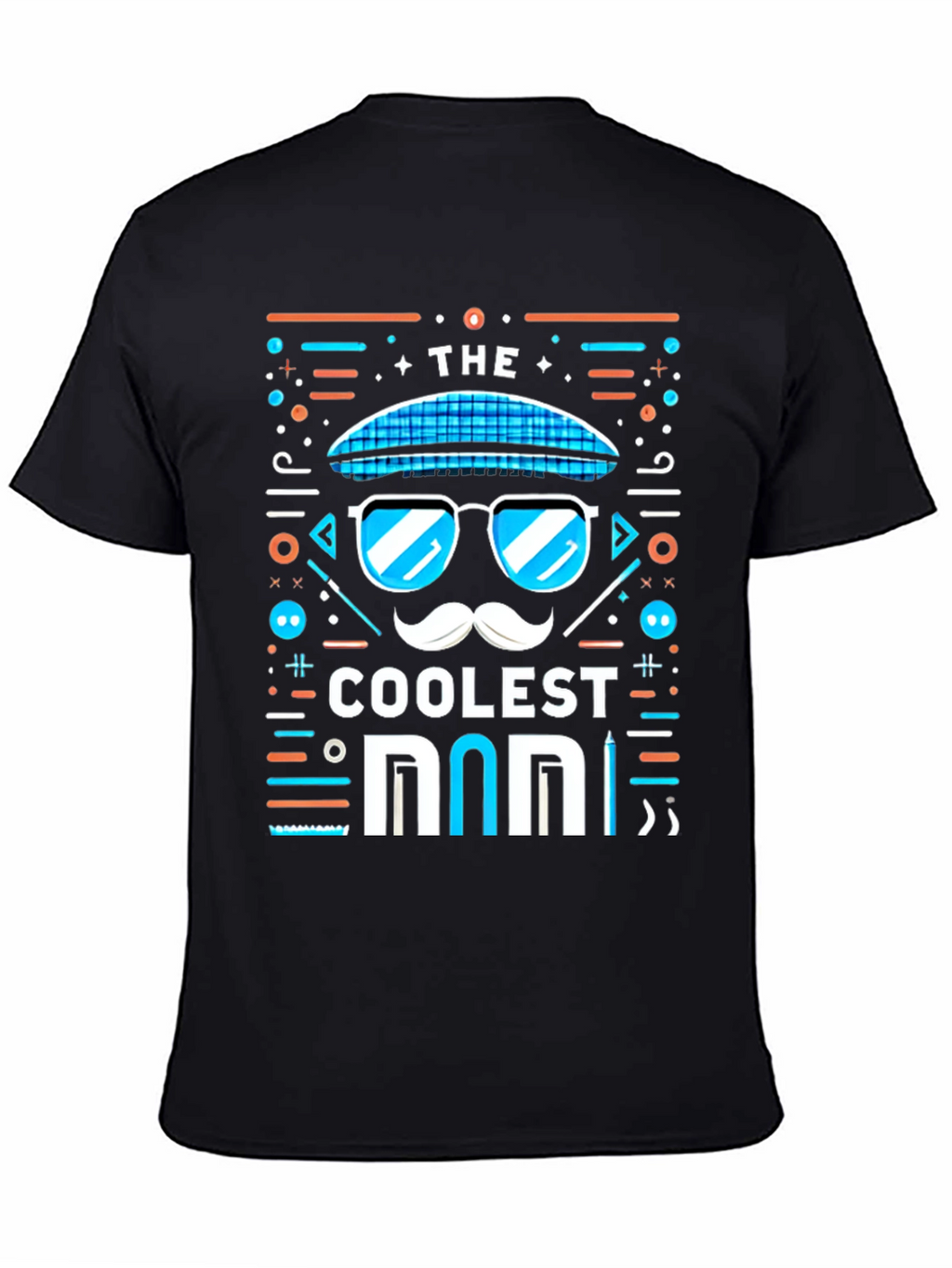 The Coolest Dad T-Shirt Fathers Day Tee