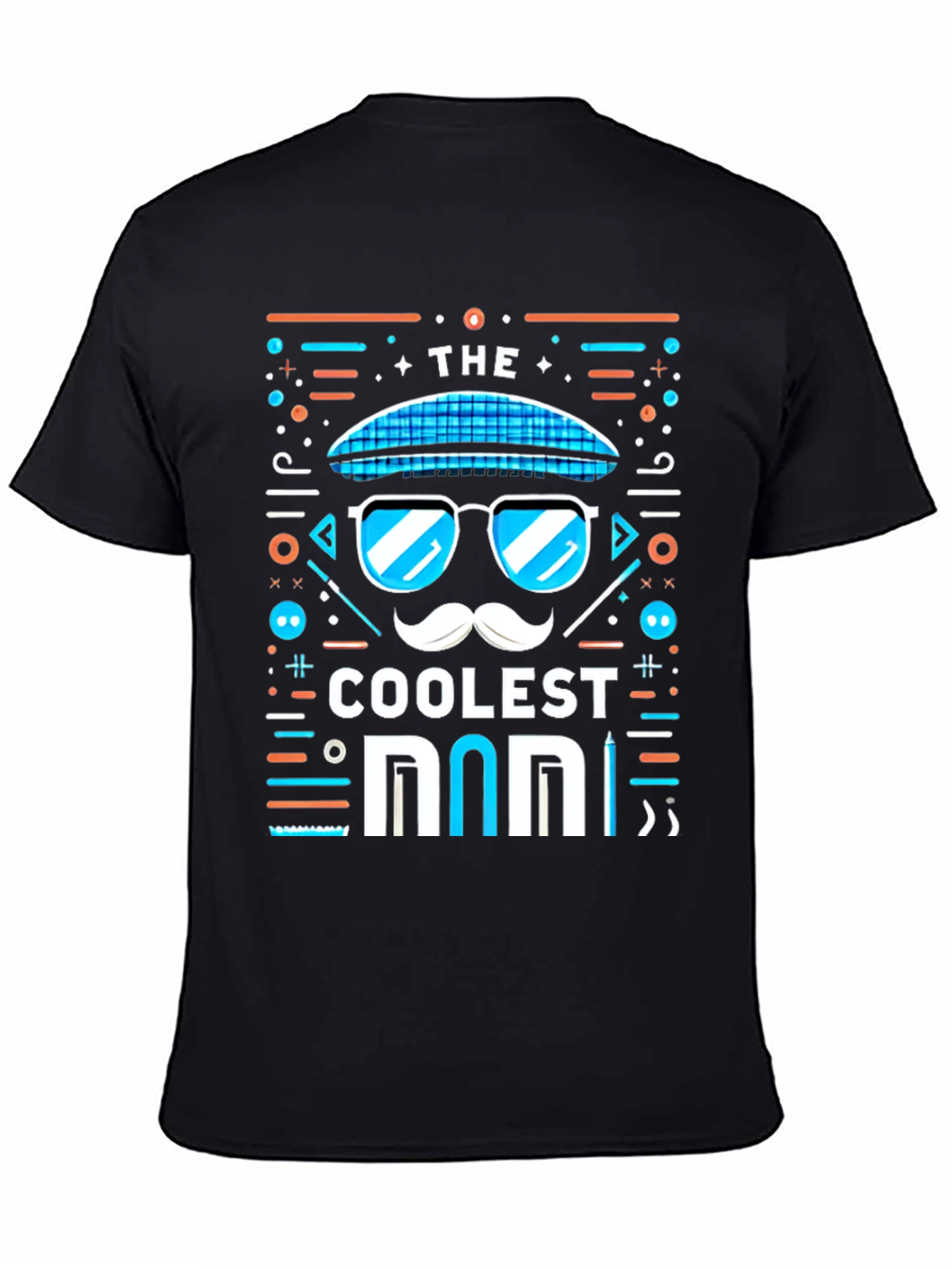 The Coolest Dad T-Shirt Fathers Day Tee