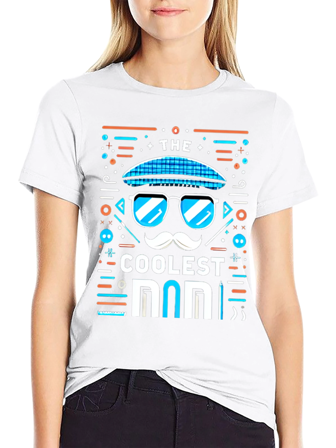 The Coolest Dad T-Shirt Fathers Day Tee
