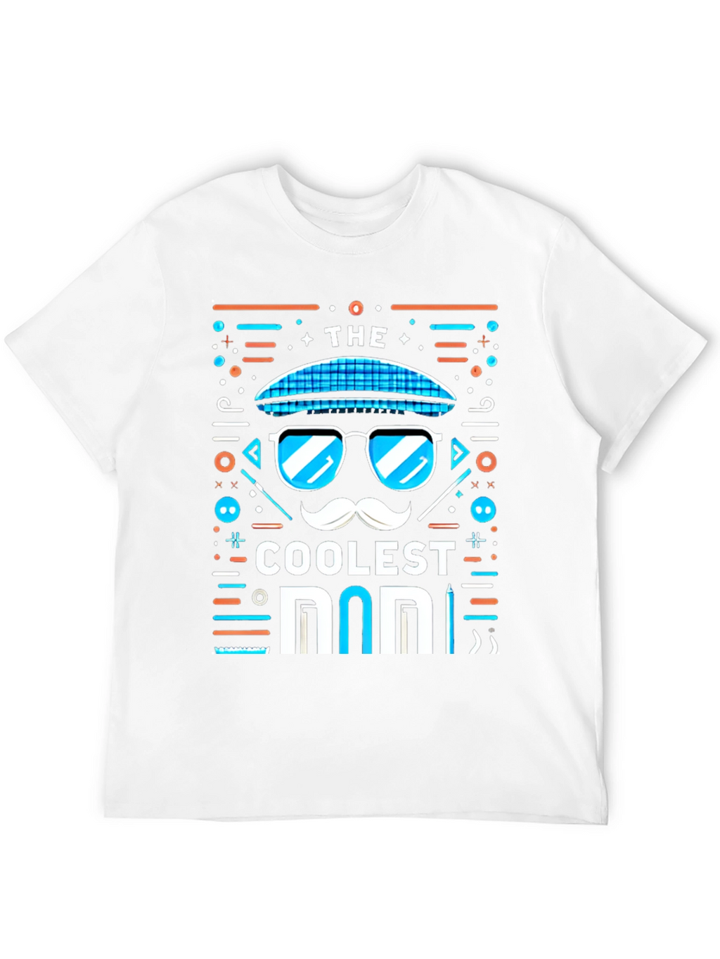 The Coolest Dad T-Shirt Fathers Day Tee