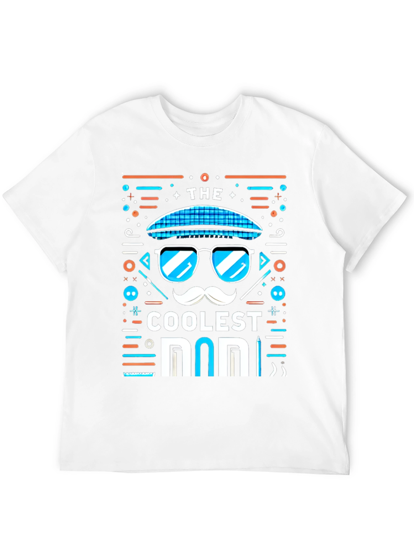 The Coolest Dad T-Shirt Fathers Day Tee