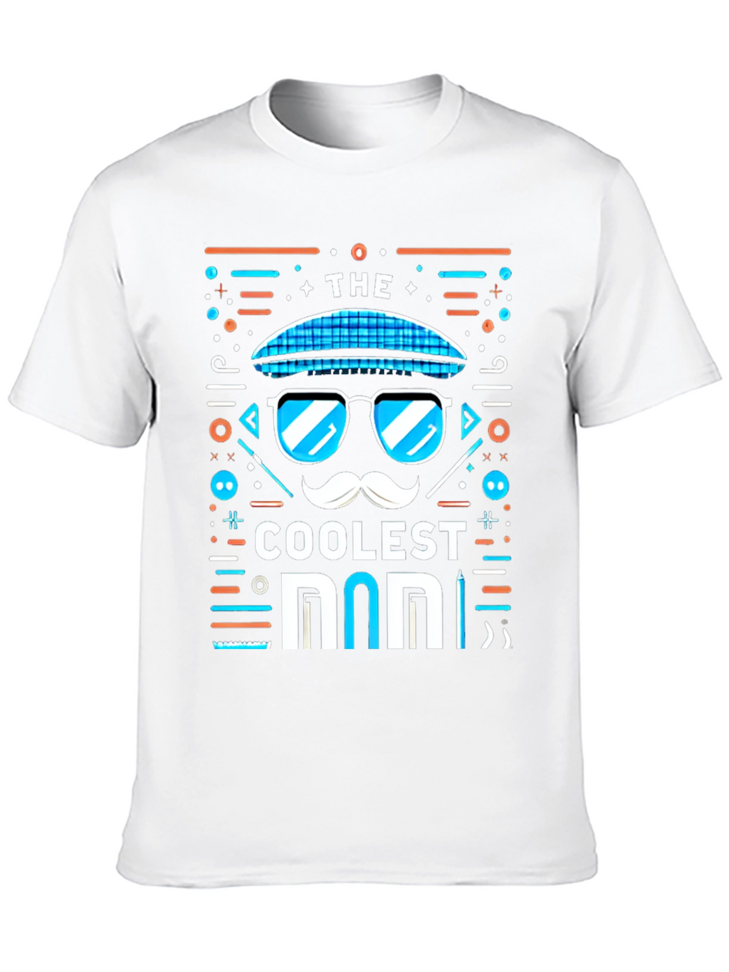 The Coolest Dad T-Shirt Fathers Day Tee