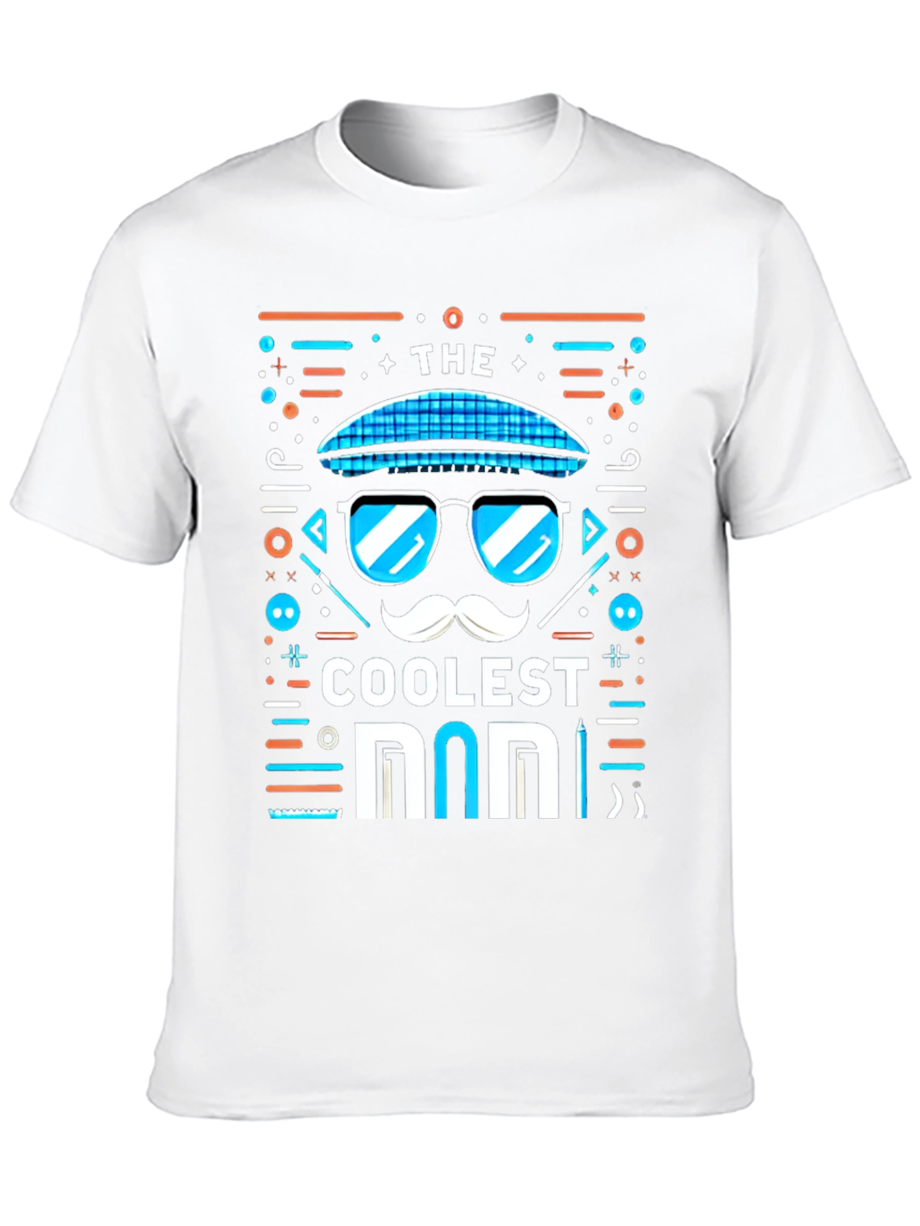 The Coolest Dad T-Shirt Fathers Day Tee