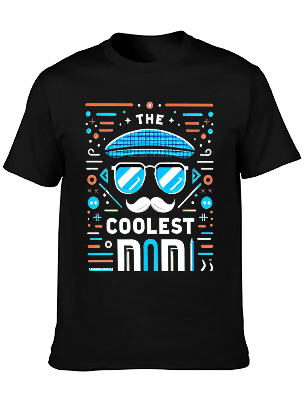 The Coolest Dad T-Shirt Fathers Day Tee