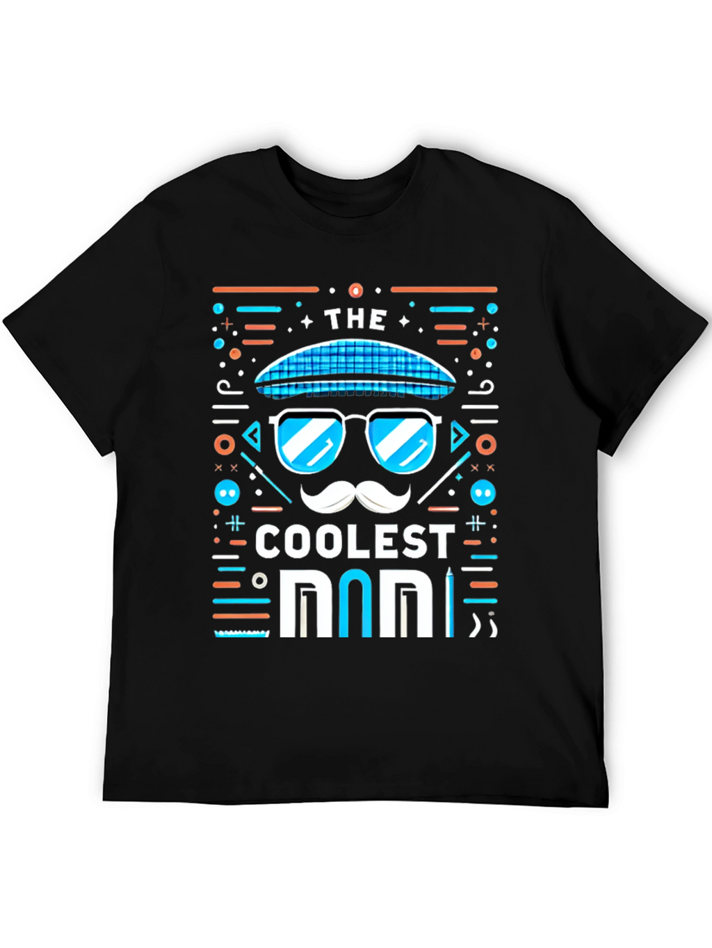 The Coolest Dad T-Shirt Fathers Day Tee