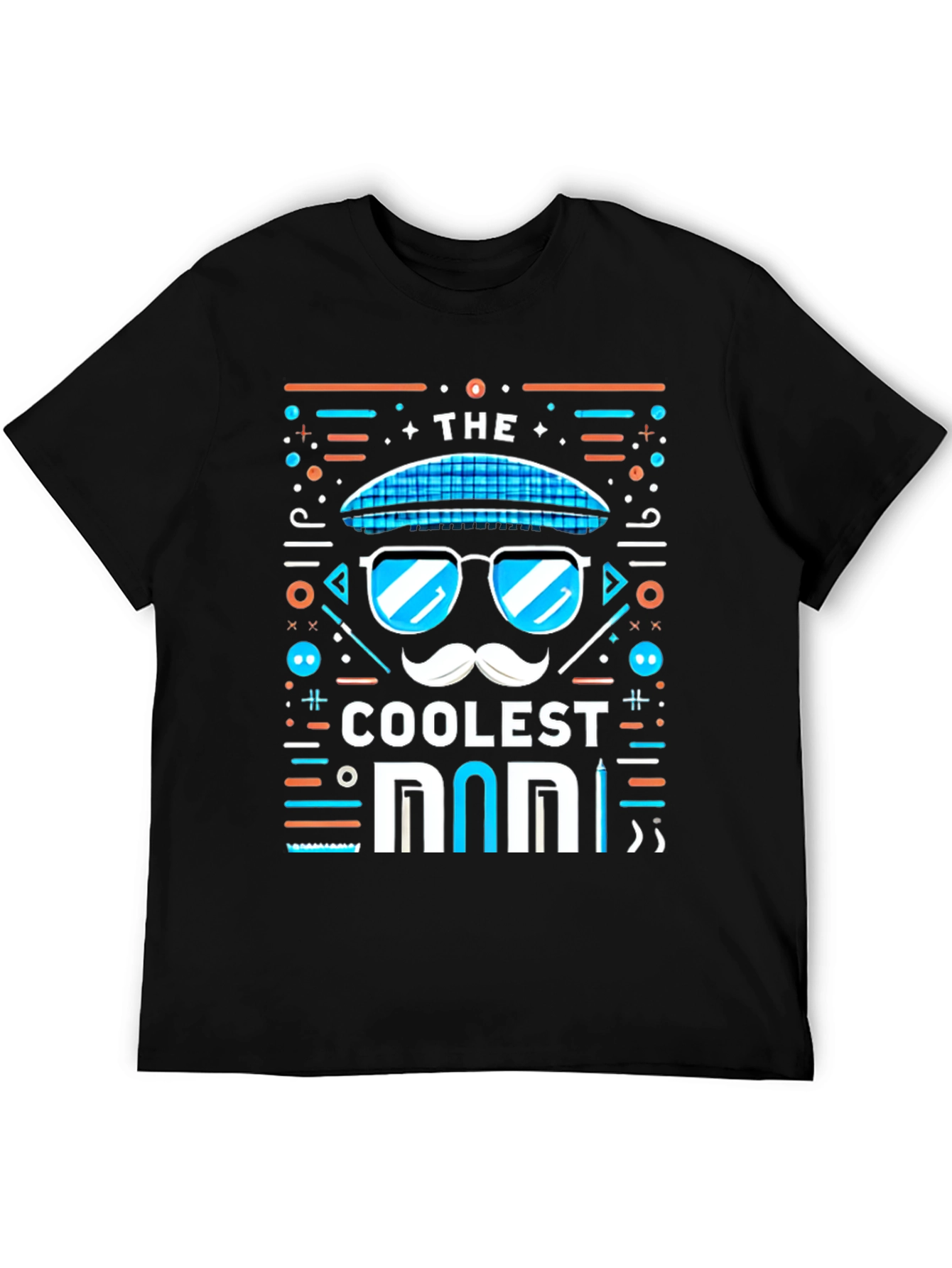 The Coolest Dad T-Shirt Fathers Day Tee