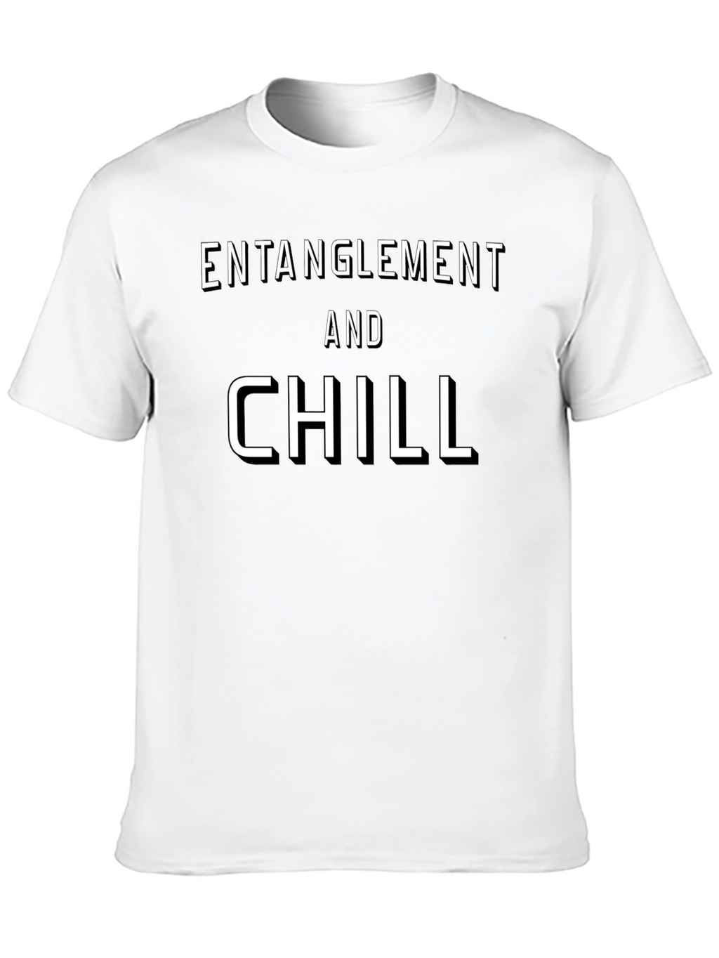 Entanglement and Chill Graphic Tee - Black