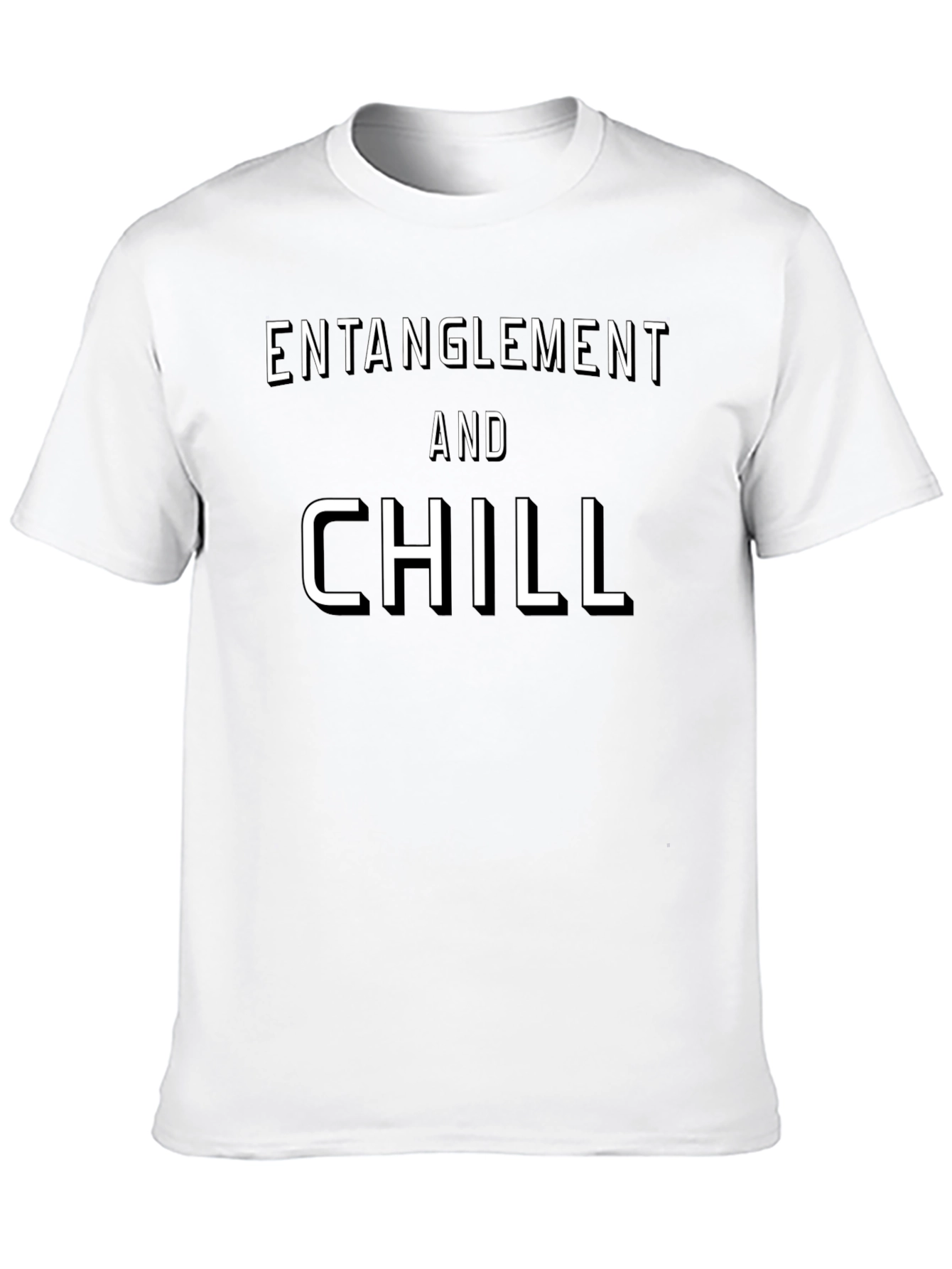 Entanglement and Chill Graphic Tee - Black