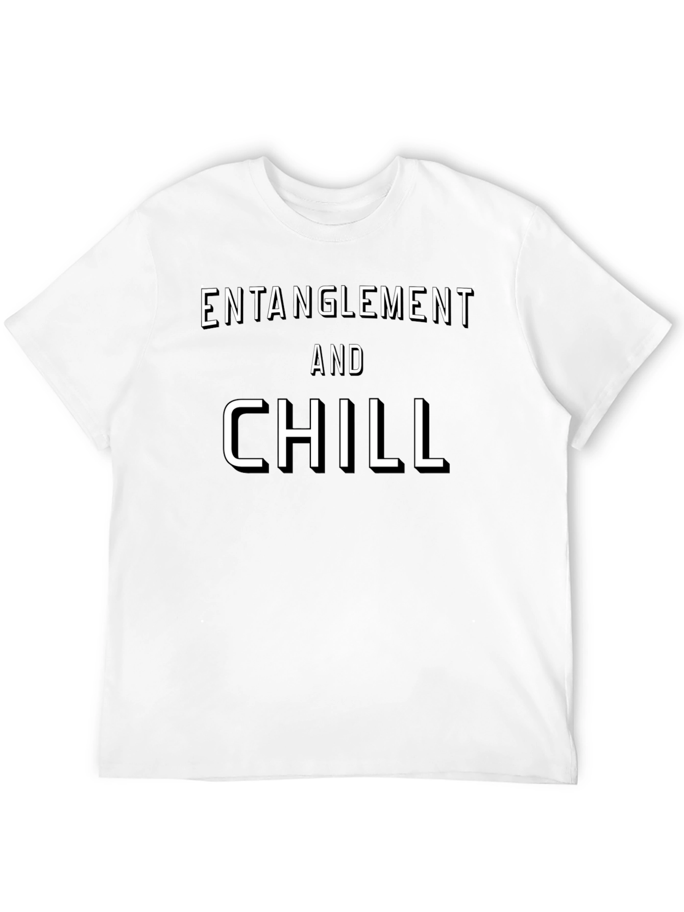 Entanglement and Chill Graphic Tee - Black