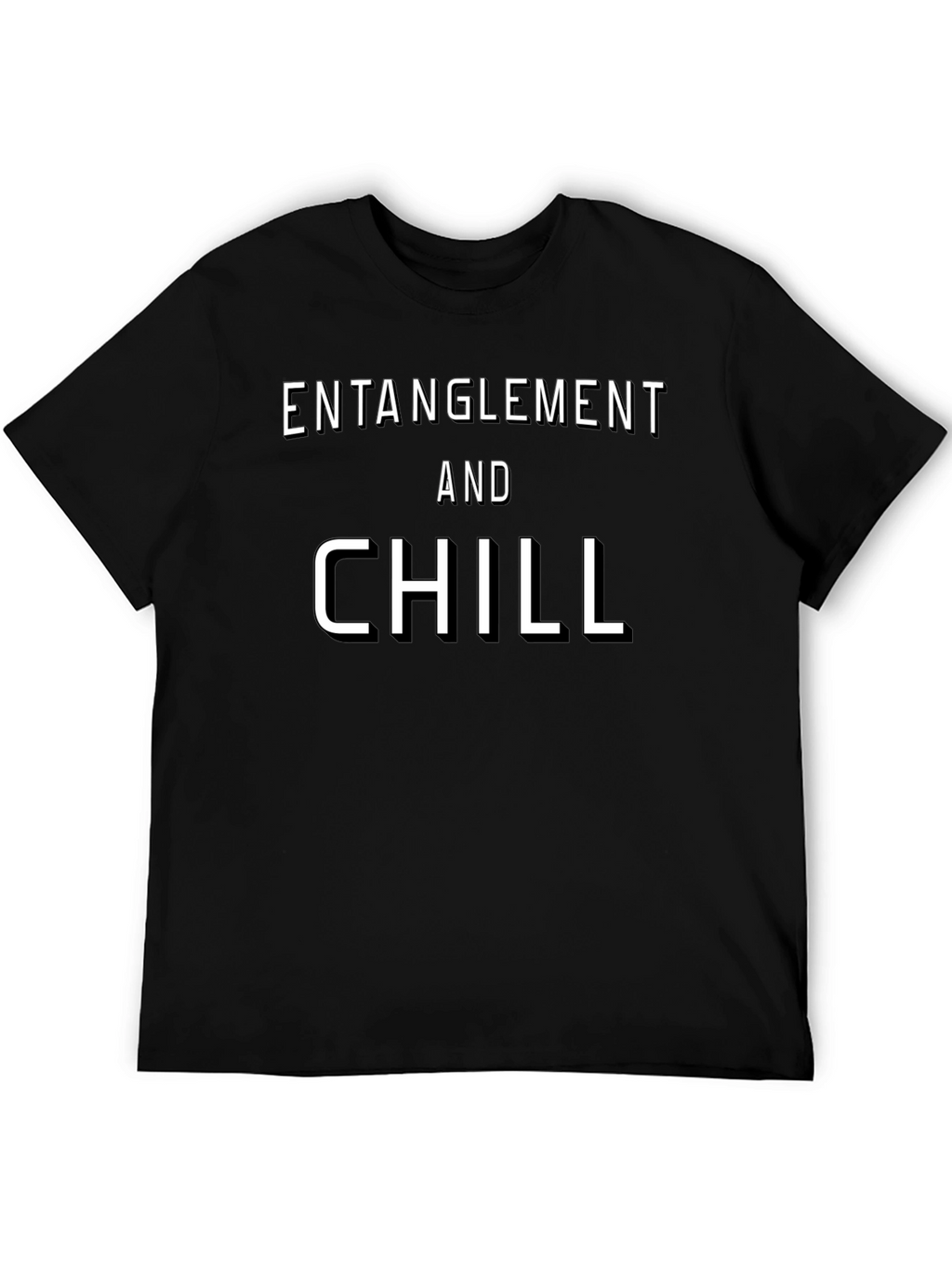 Entanglement and Chill Graphic Tee - Black