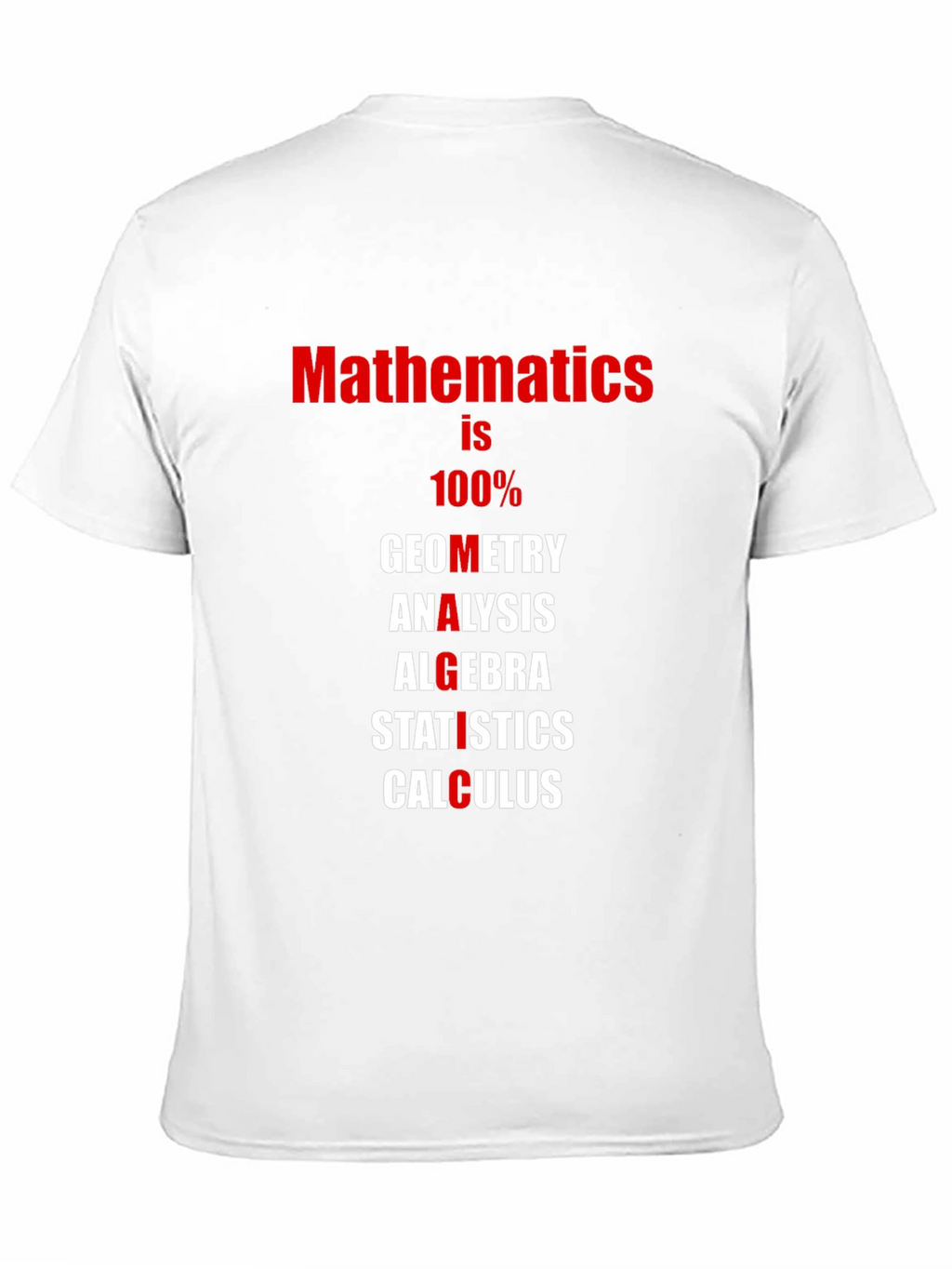 Mathematics T-Shirt: Geometry Algebra Calculus