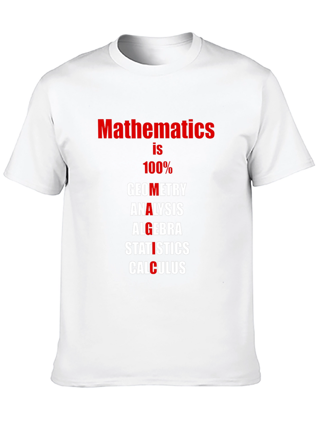 Mathematics T-Shirt: Geometry Algebra Calculus