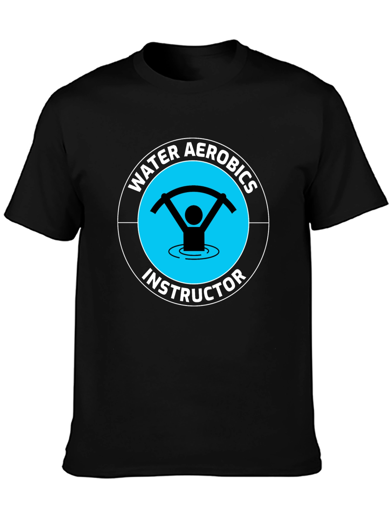 Water Aerobics Instructor Graphic T-Shirt