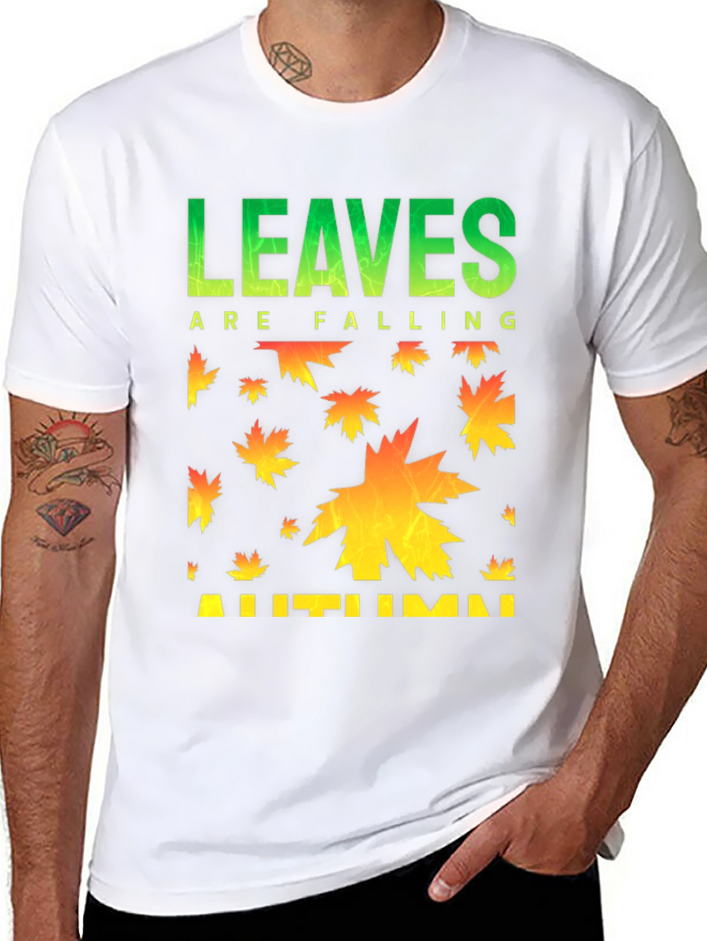 Autumn Leaves T-Shirt: Fall Season Tee