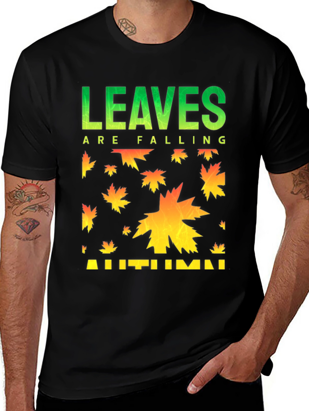 Autumn Leaves T-Shirt: Fall Season Tee