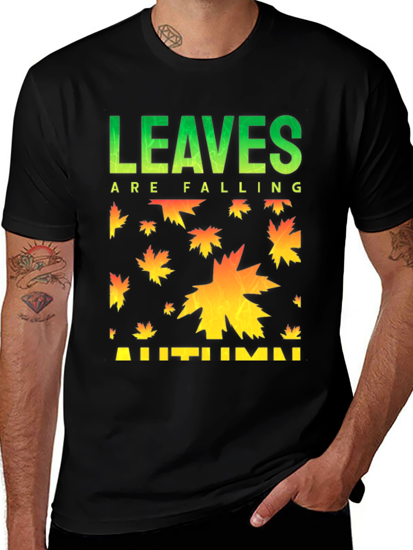 Autumn Leaves T-Shirt: Fall Season Tee